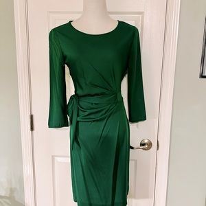 Green Diane Von Furstenburg Silk dress